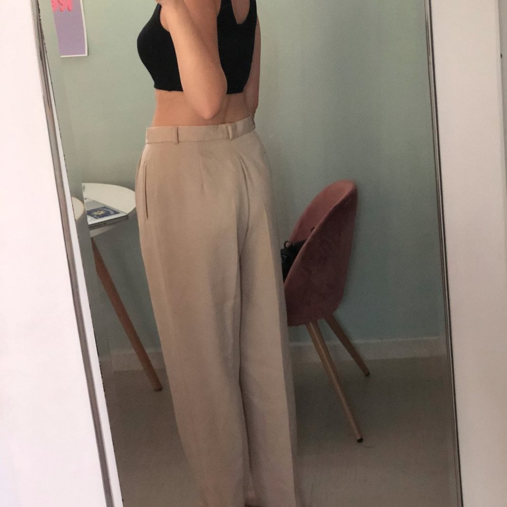 J.Crew High Waist Wool Work Pants